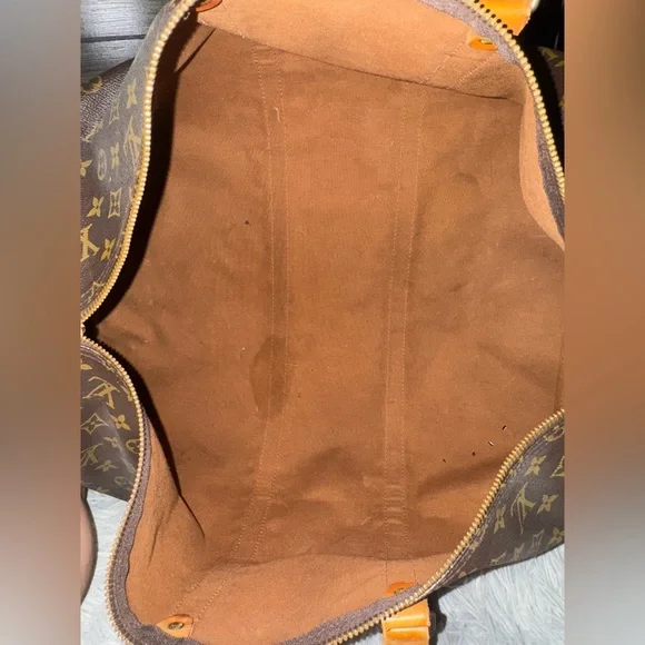 Large Louis Vuitton Brown Monogram duffle Bag - Picture 3 of 12